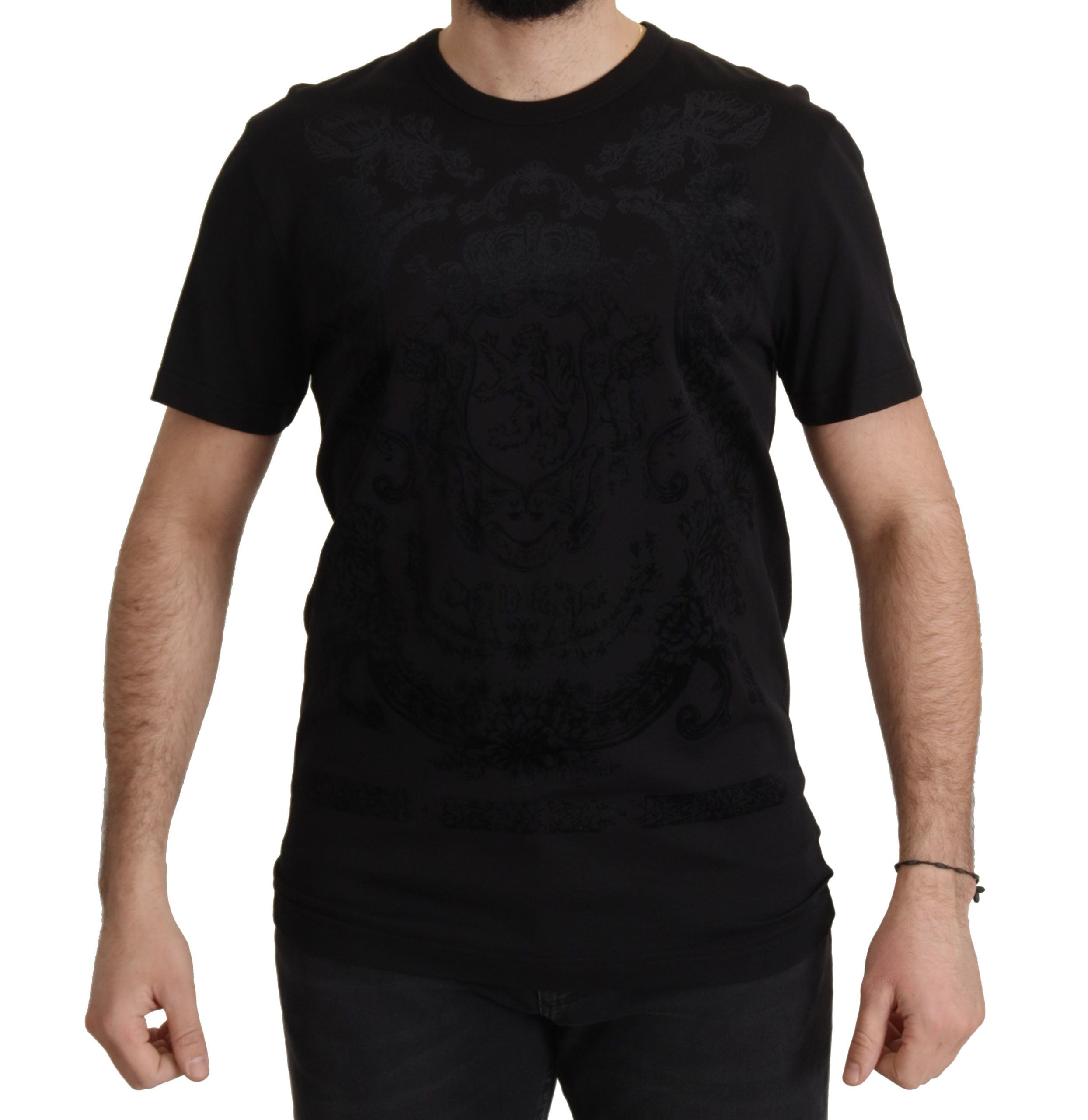 T-shirt Dolce & Gabbana Baroque noir