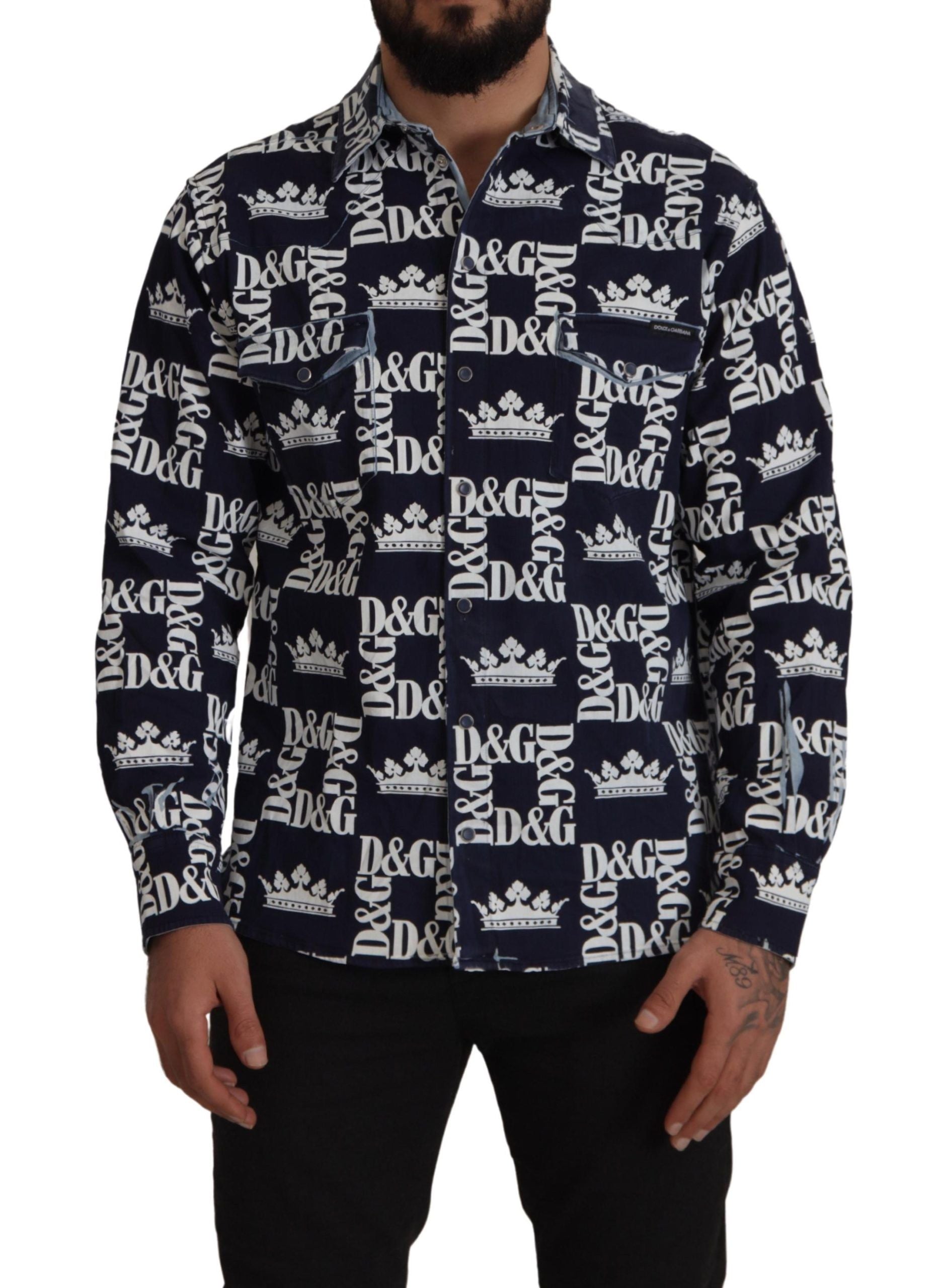 Chemise Dolce & Gabbana Casual bleue