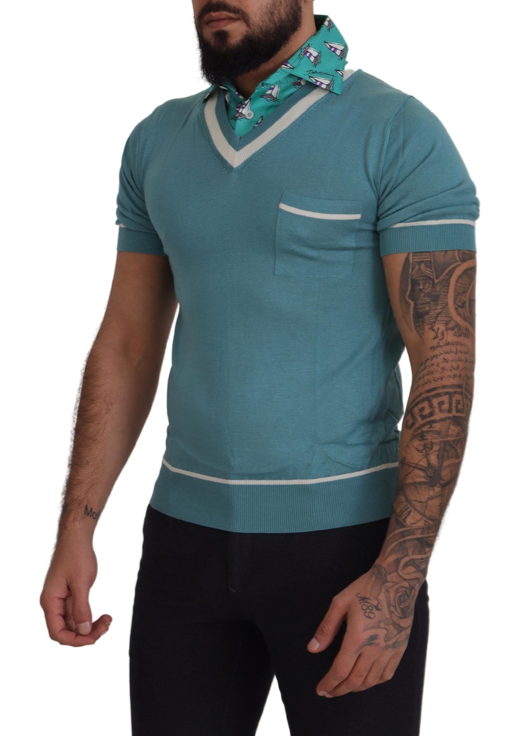 T-shirt Dolce & Gabbana bleu ciel