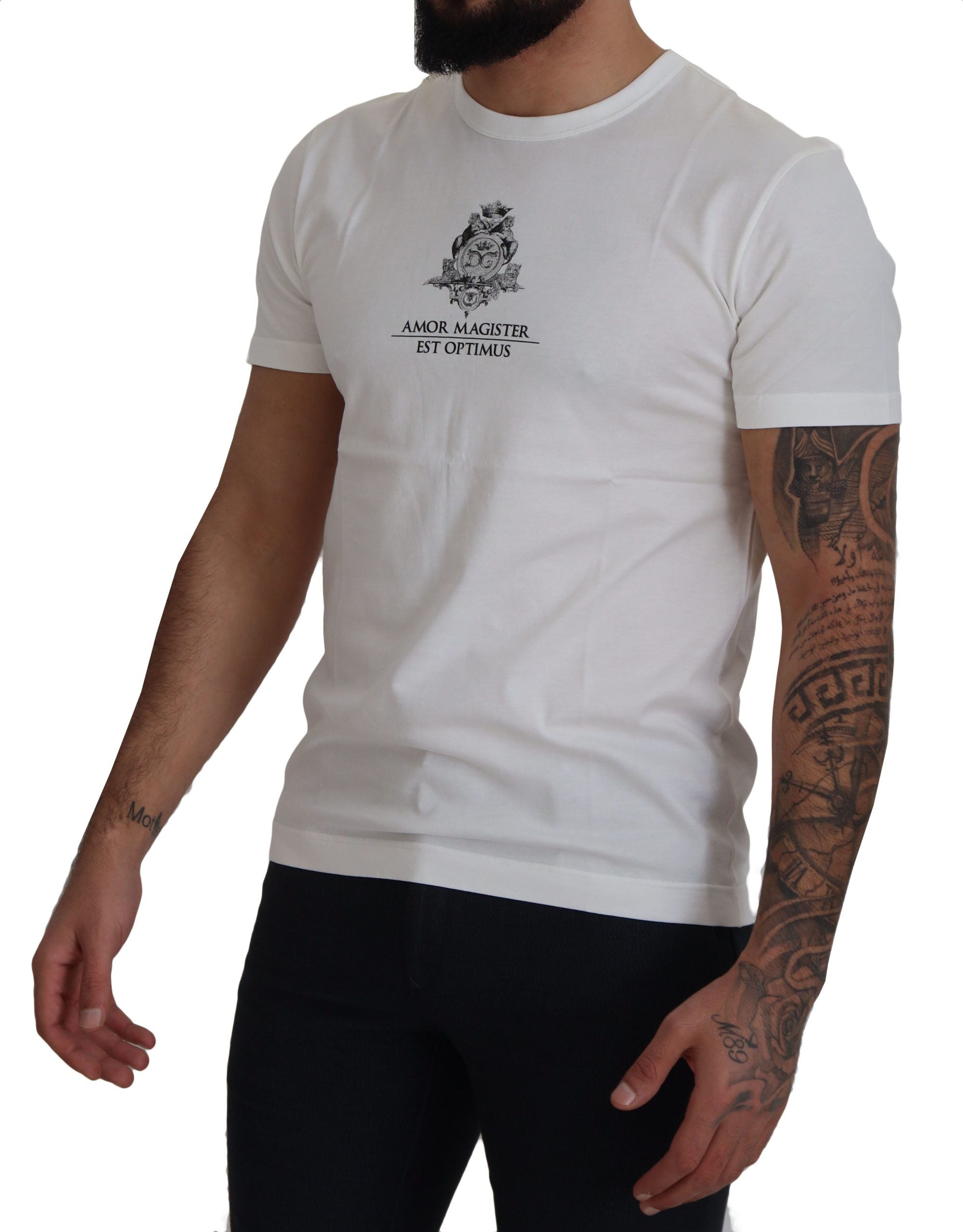 T-shirt Dolce & Gabbana DG Amore blanched