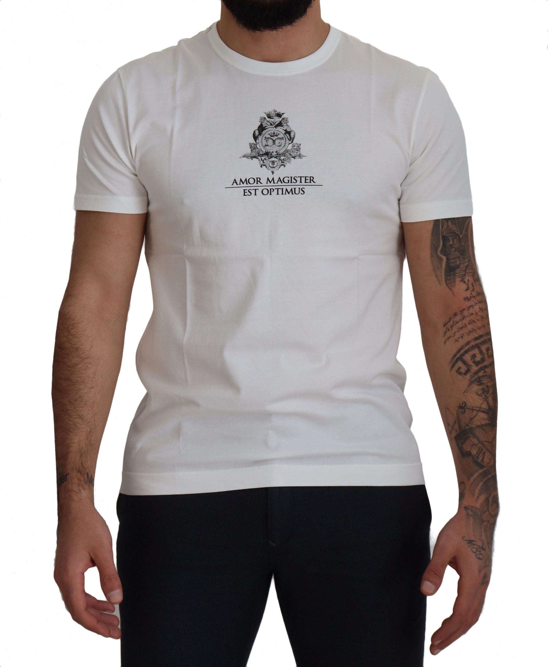 T-shirt Dolce & Gabbana DG Amore blanched