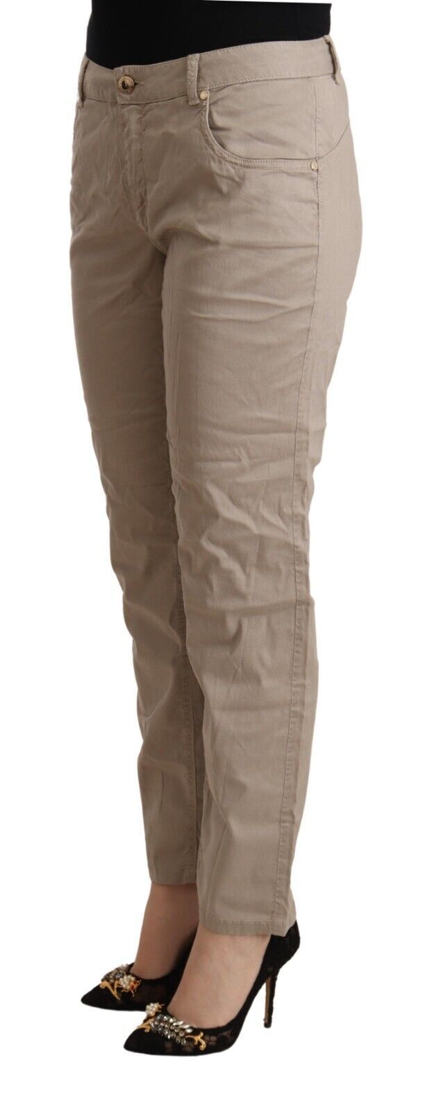 Pantalons ACHT Mid Waist beiges