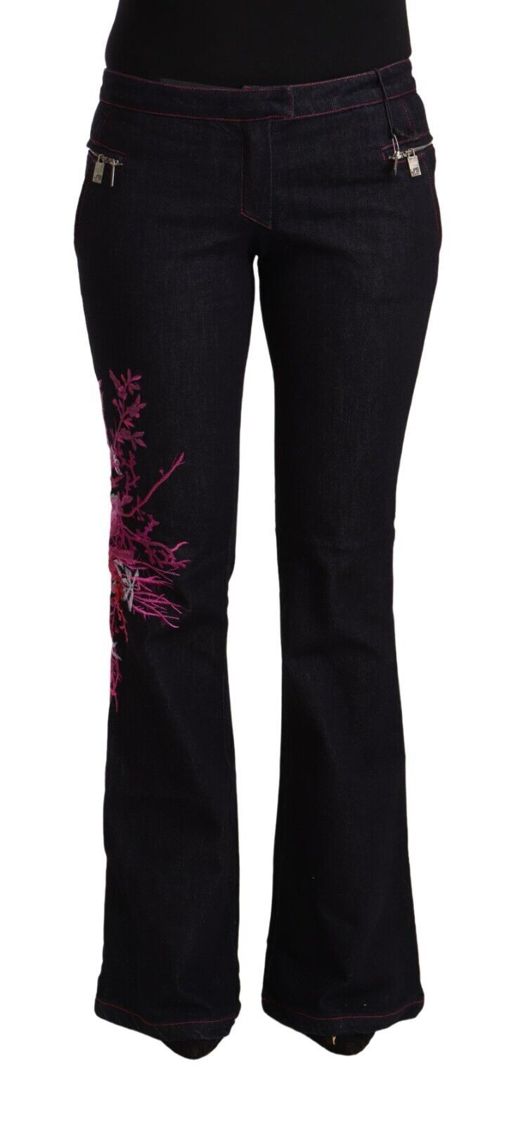 Jean EXTE Mid Waist Flared noir
