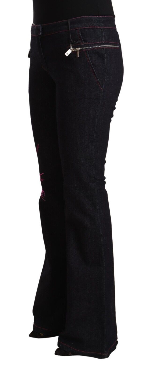 Jean EXTE Mid Waist Flared noir
