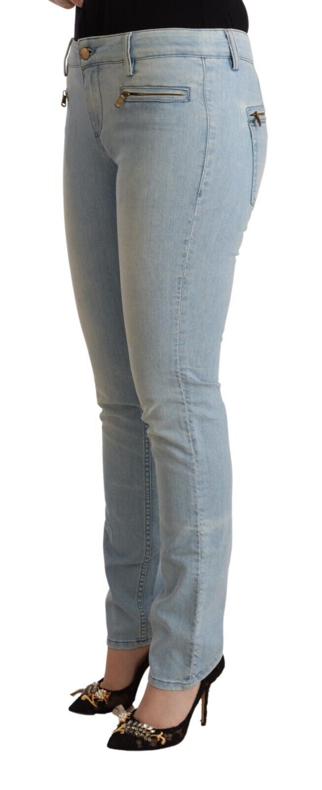 Jeans Mila Schon mid waist bleu clair