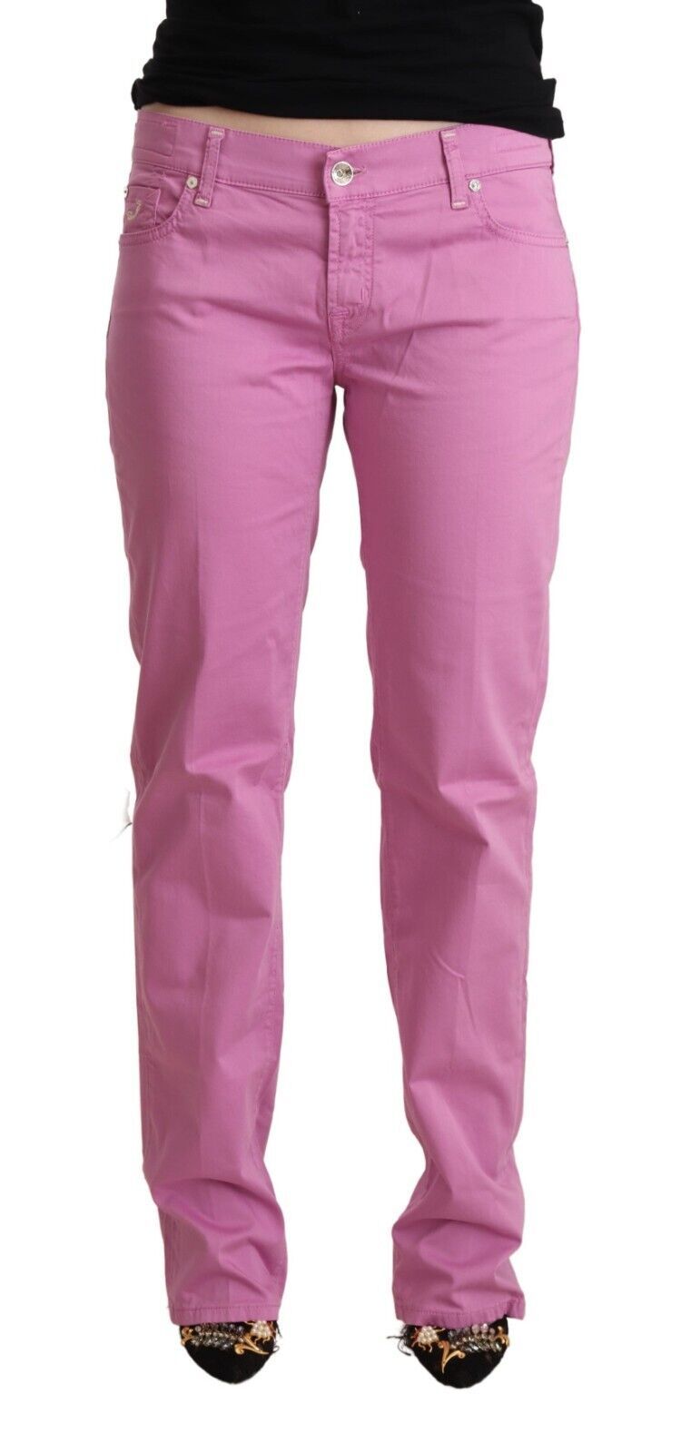 Pantalon Jacob Cohen taille basse rose
