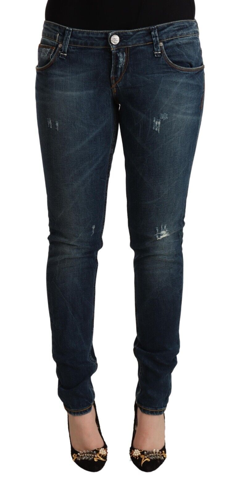 Jeans ACHT Skinny bleu washed