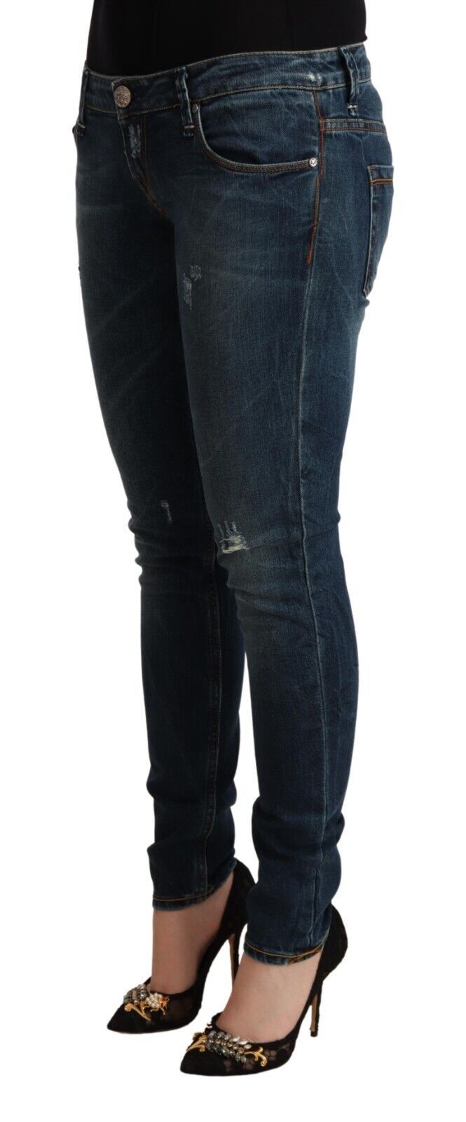 Jeans ACHT Skinny bleu washed