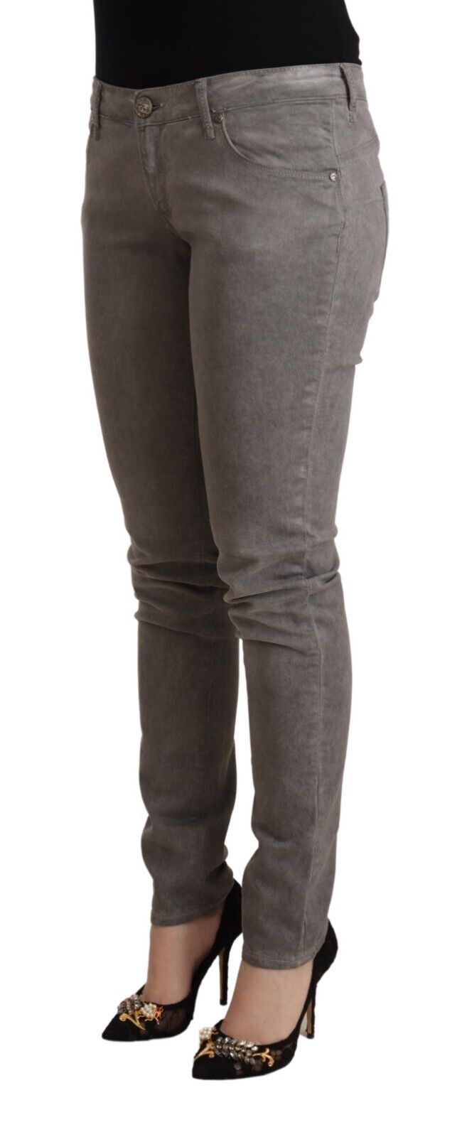 Jean ACHT Low Waist gris