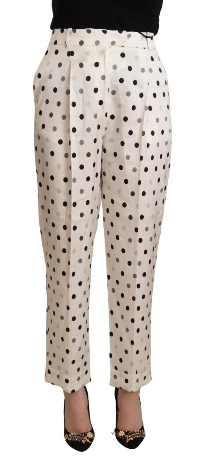 Pantalons Ermanno Scervino à pois blancs