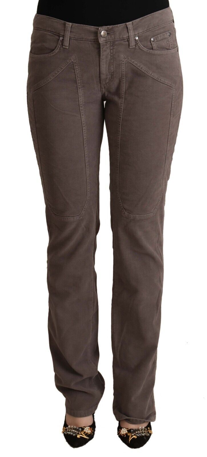 Jean Jeckerson Low Waist marron