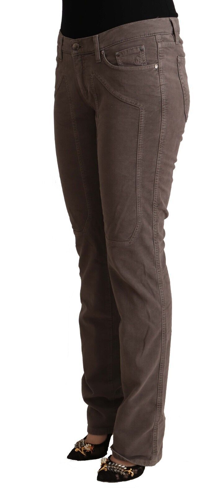 Jean Jeckerson Low Waist marron