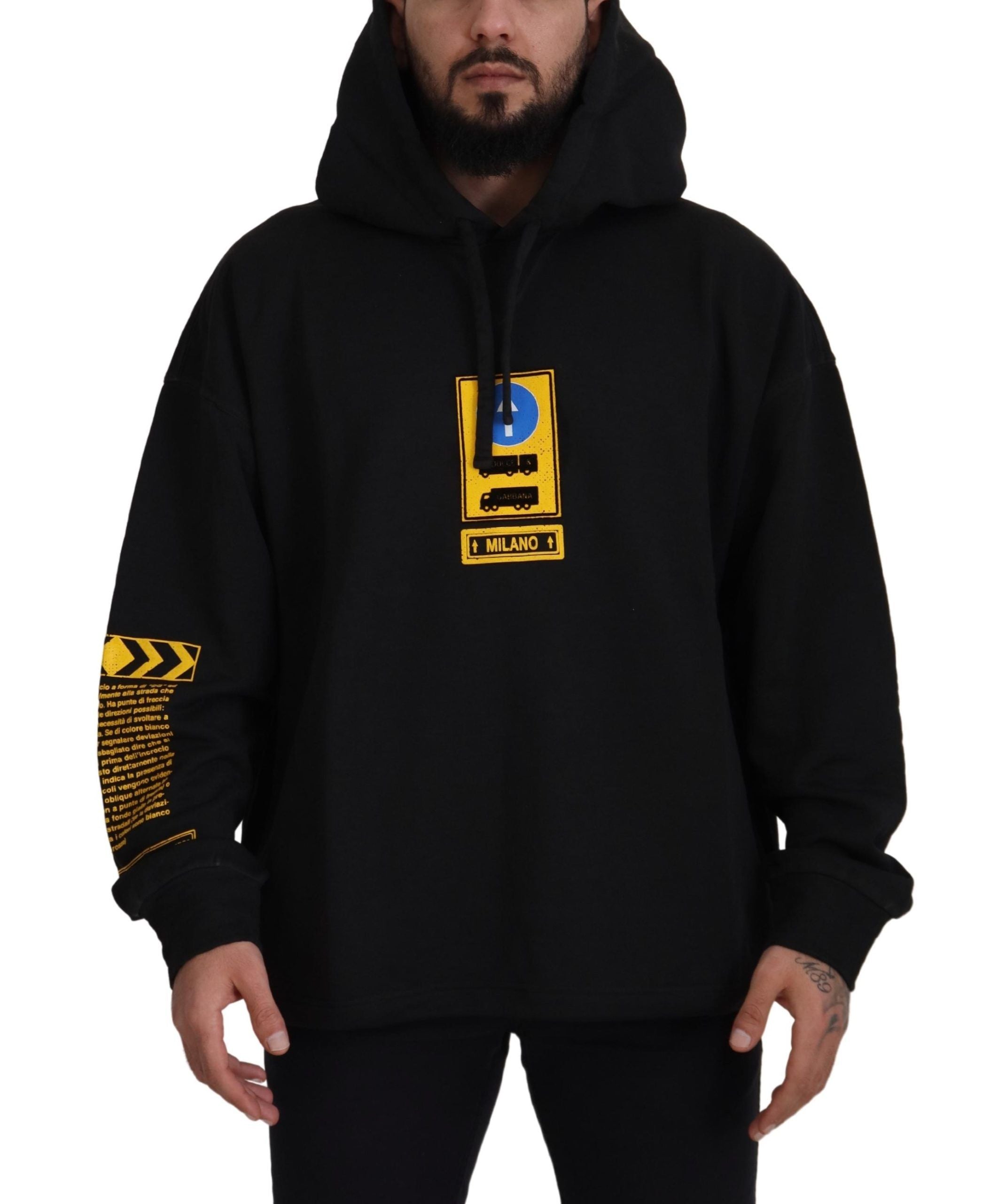 Pull à capuche Dolce & Gabbana noir