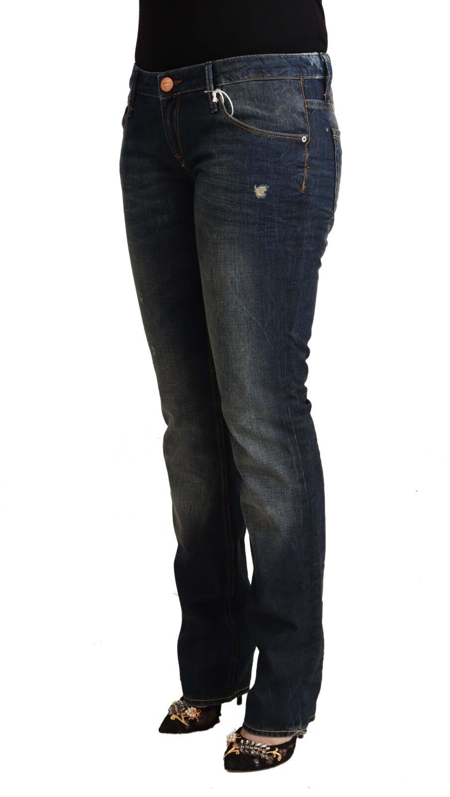 Jeans Acht Low Waist bleus wash