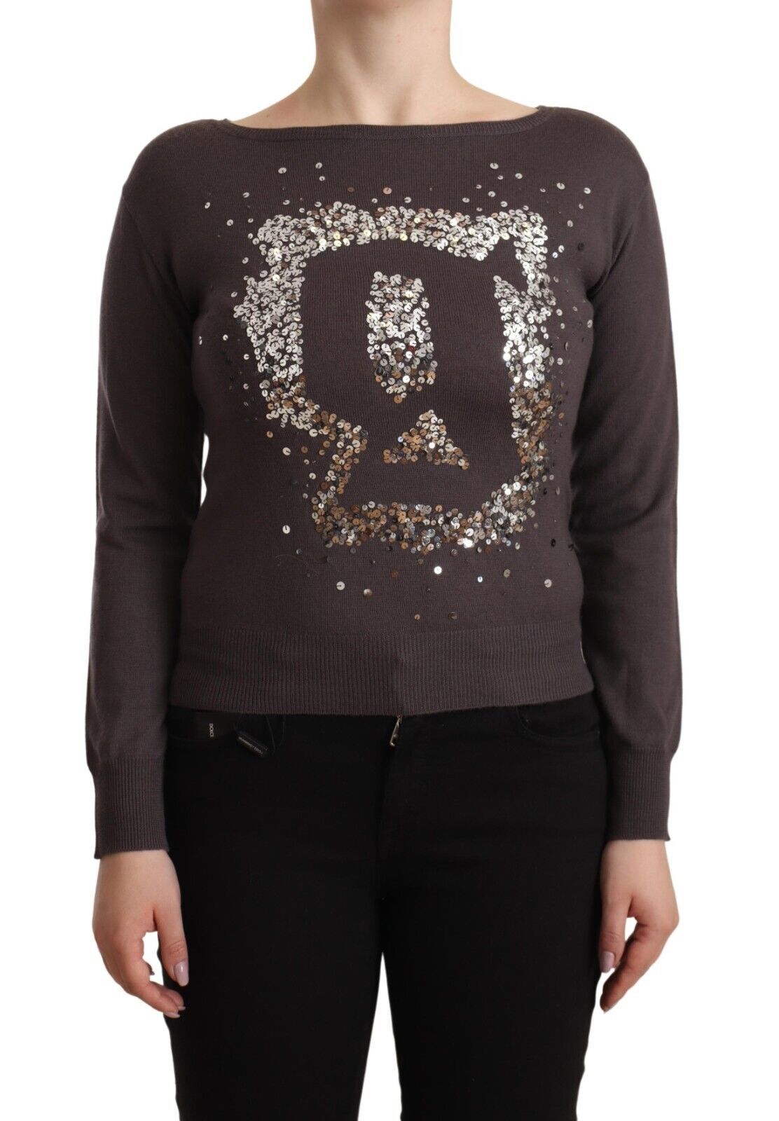 Pull GALLIANO Long Rue marron