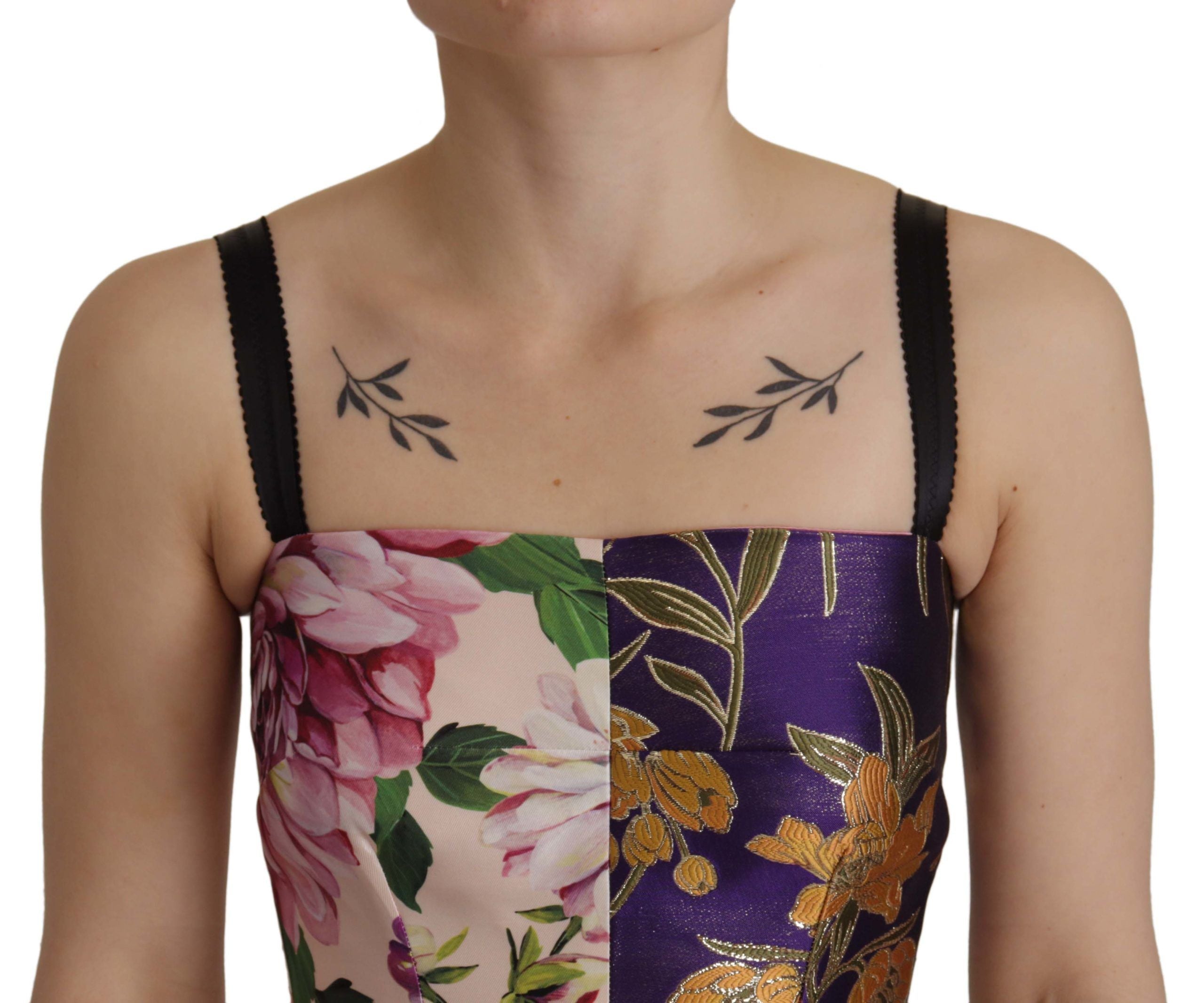 Robe Dolce & Gabbana Patchwork multicolore Dolce & Gabbana