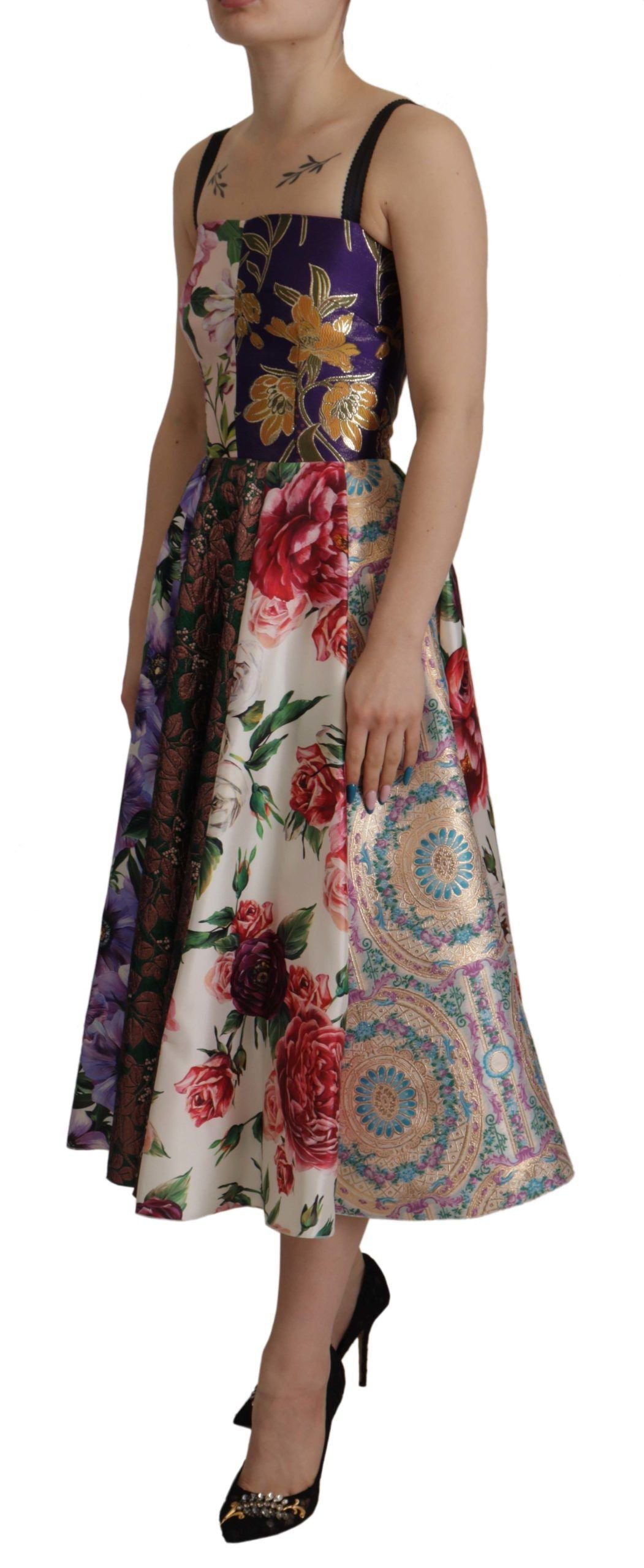 Robe Dolce & Gabbana Patchwork multicolore Dolce & Gabbana