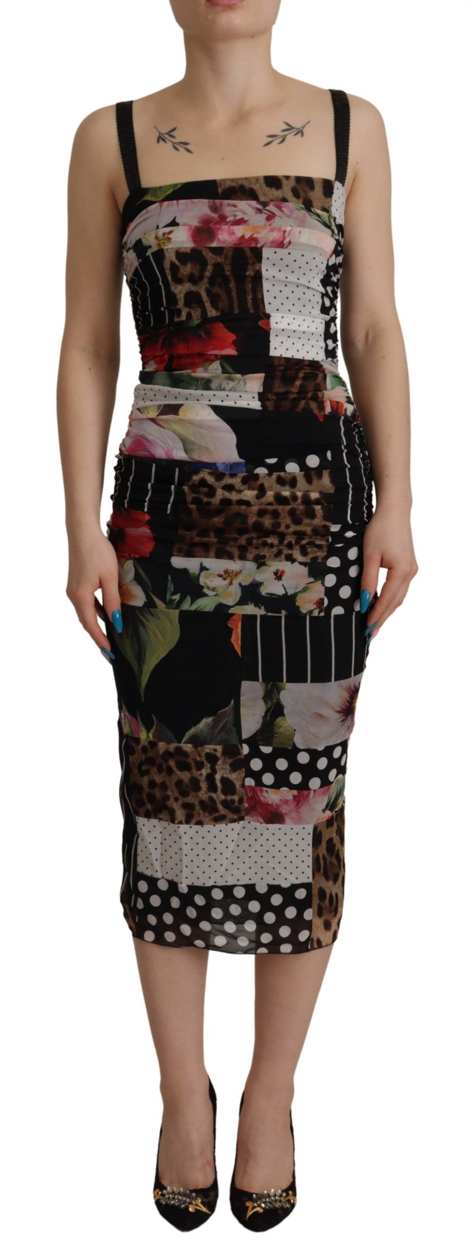 Robe Dolce & Gabbana Patchwork multicolore Dolce & Gabbana