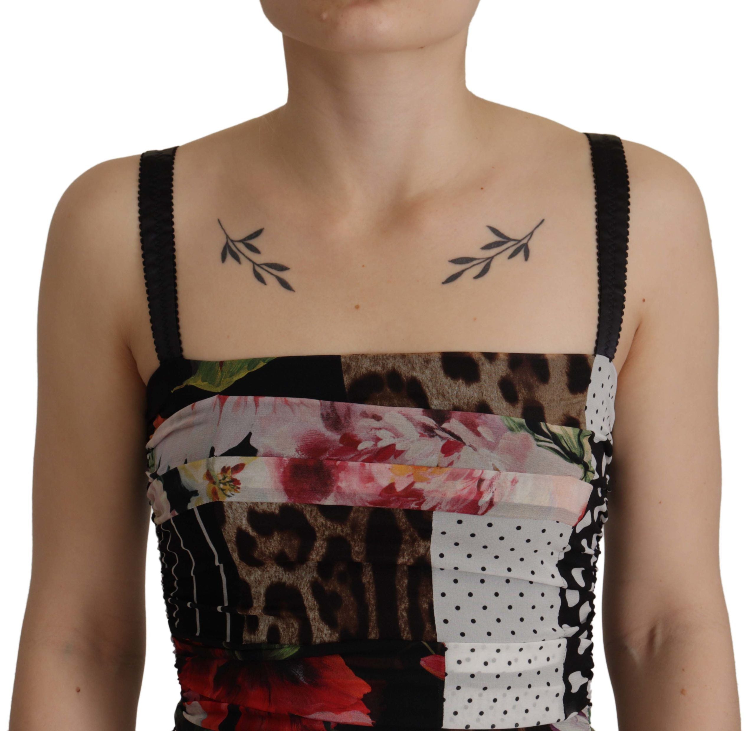 Robe Dolce & Gabbana Patchwork multicolore Dolce & Gabbana