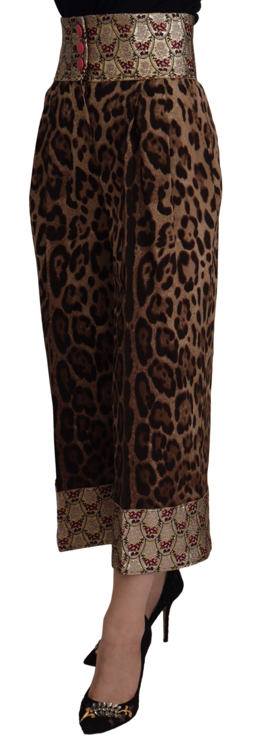 Pantalons Dolce & Gabbana à pois bruns