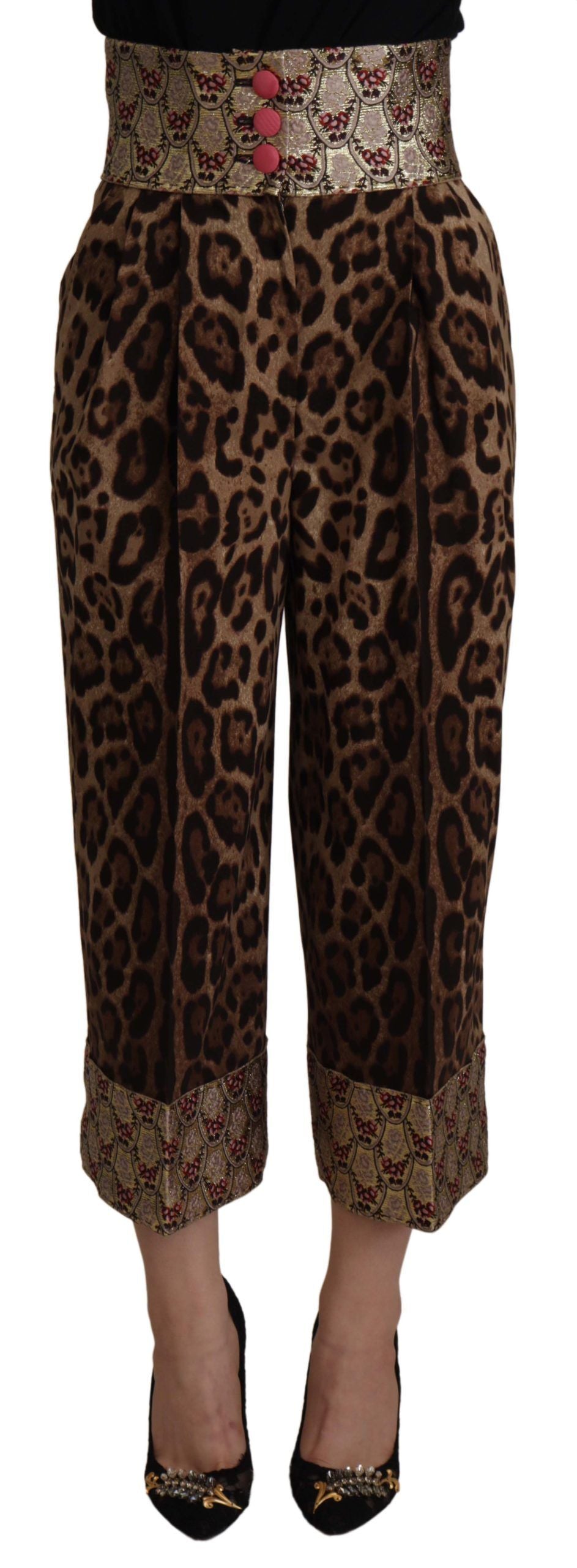 Pantalons Dolce & Gabbana à pois bruns