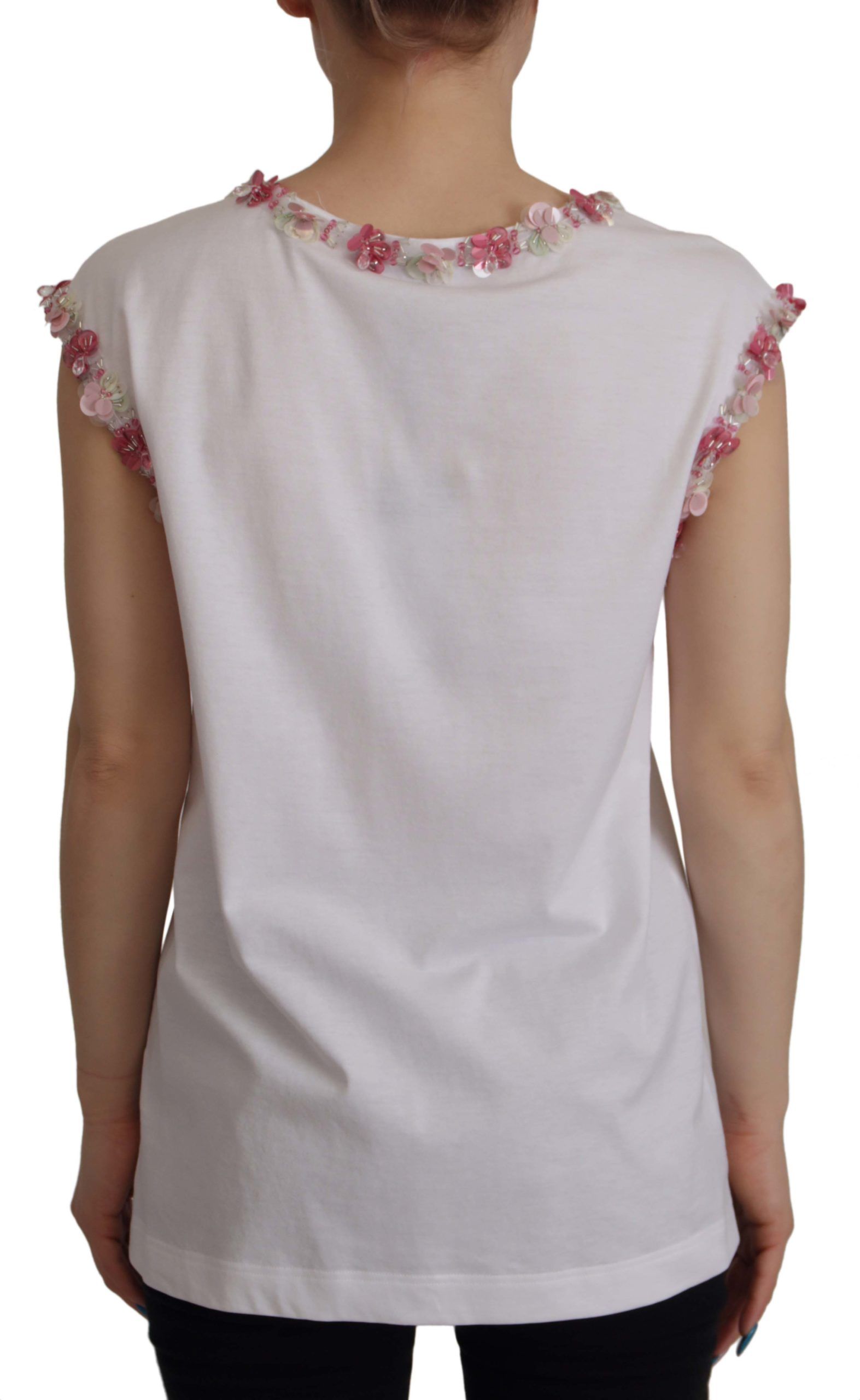 T-shirt Dolce & Gabbana DG Crown blanc