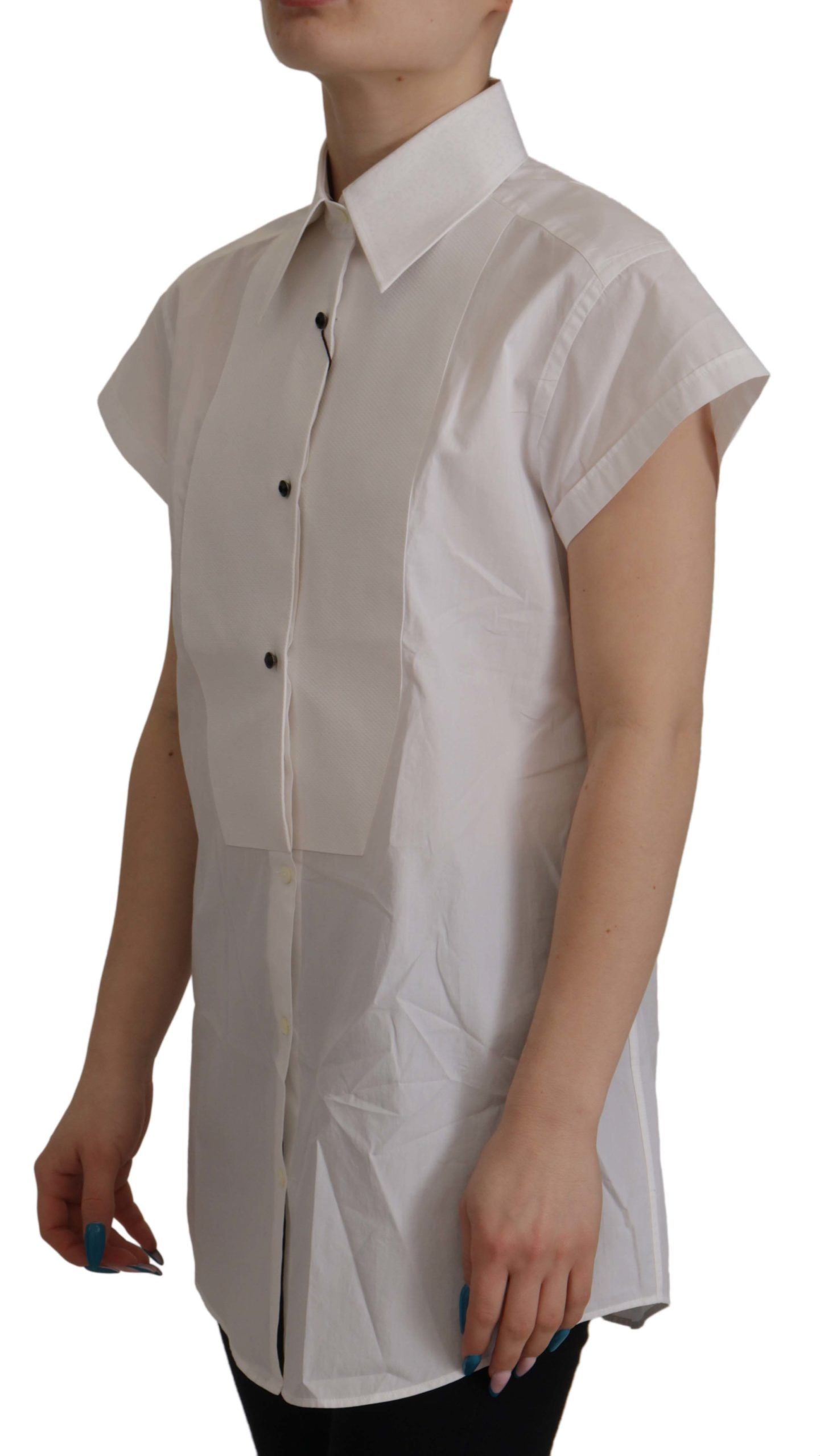Haut sans manches Dolce & Gabbana blanc