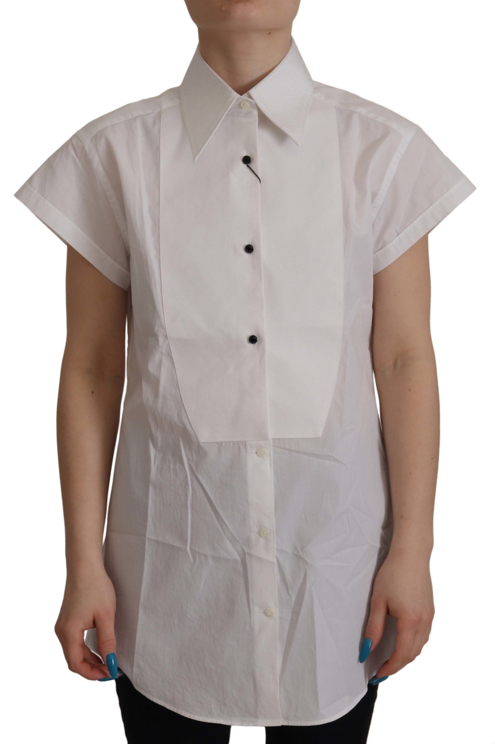 Haut sans manches Dolce & Gabbana blanc