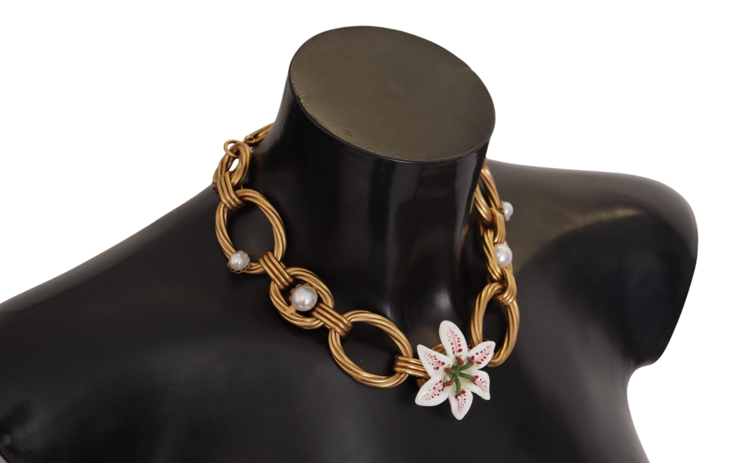 Collier Dolce & Gabbana modèle Lilly doré