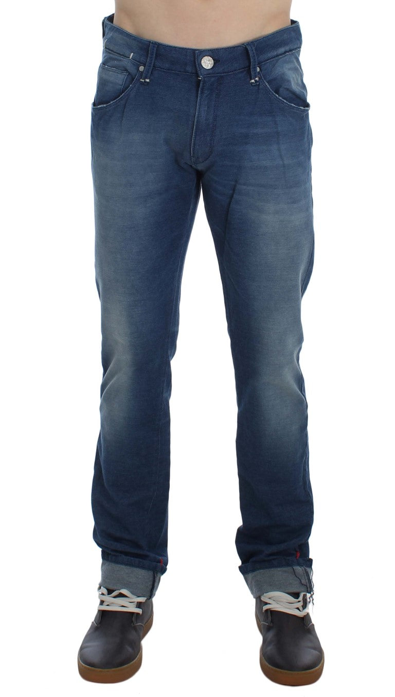 Jeans ACHT Slim fit bleu wash