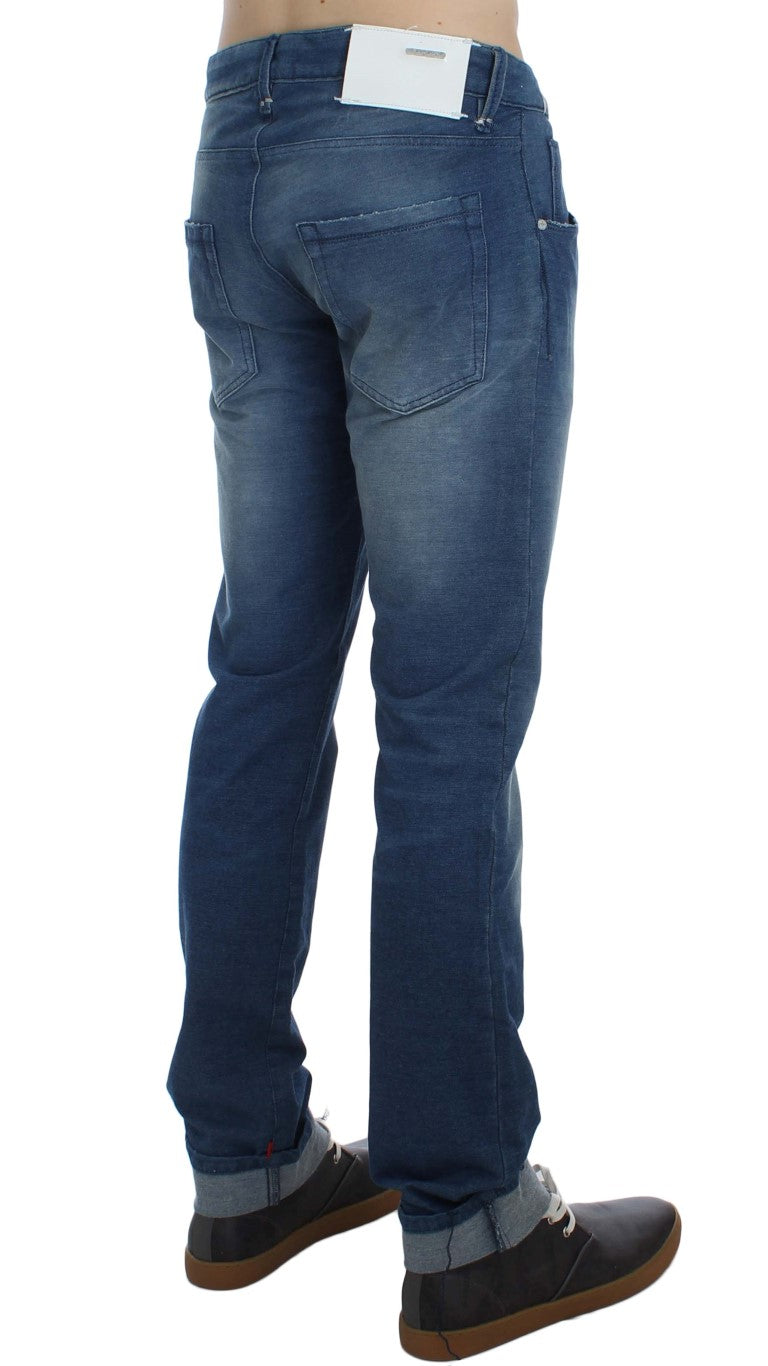 Jeans ACHT Slim fit bleu wash