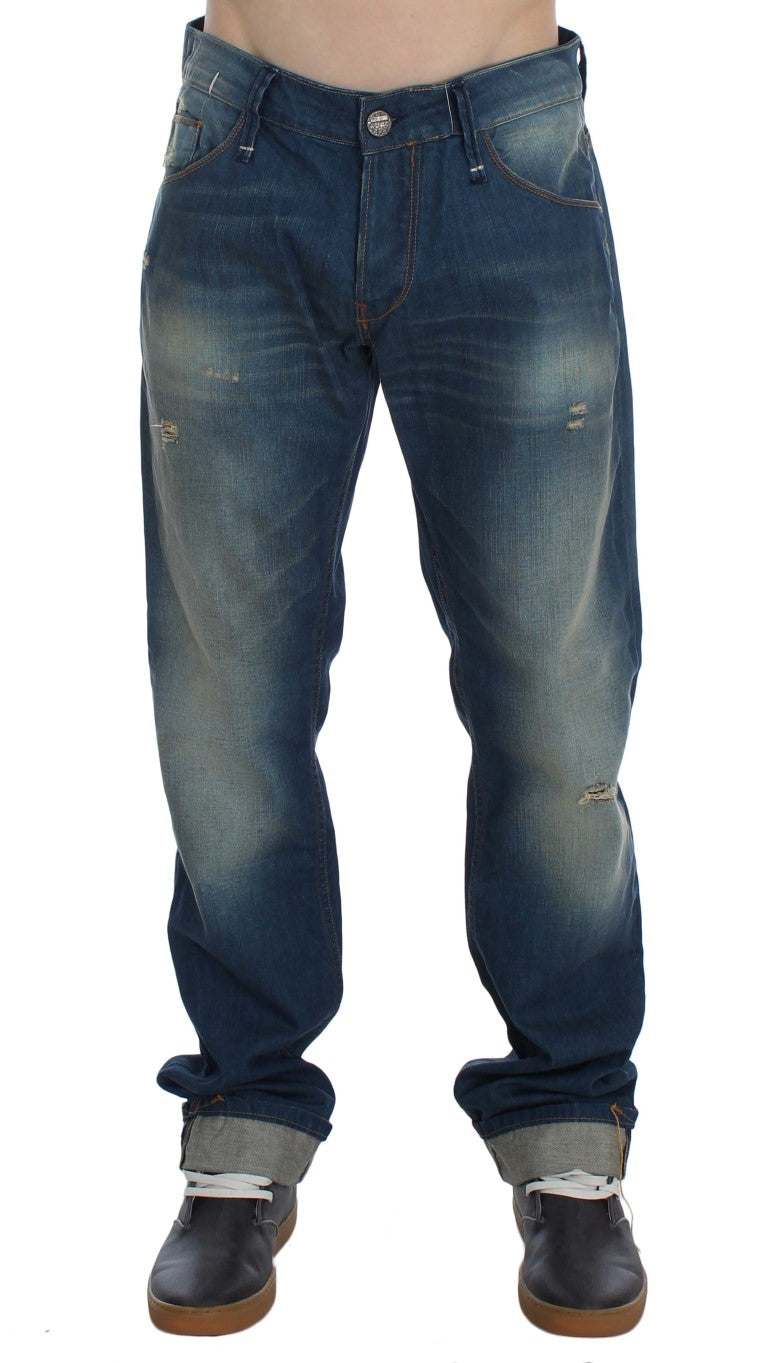 Jeans ACHT Baggy bleu wash