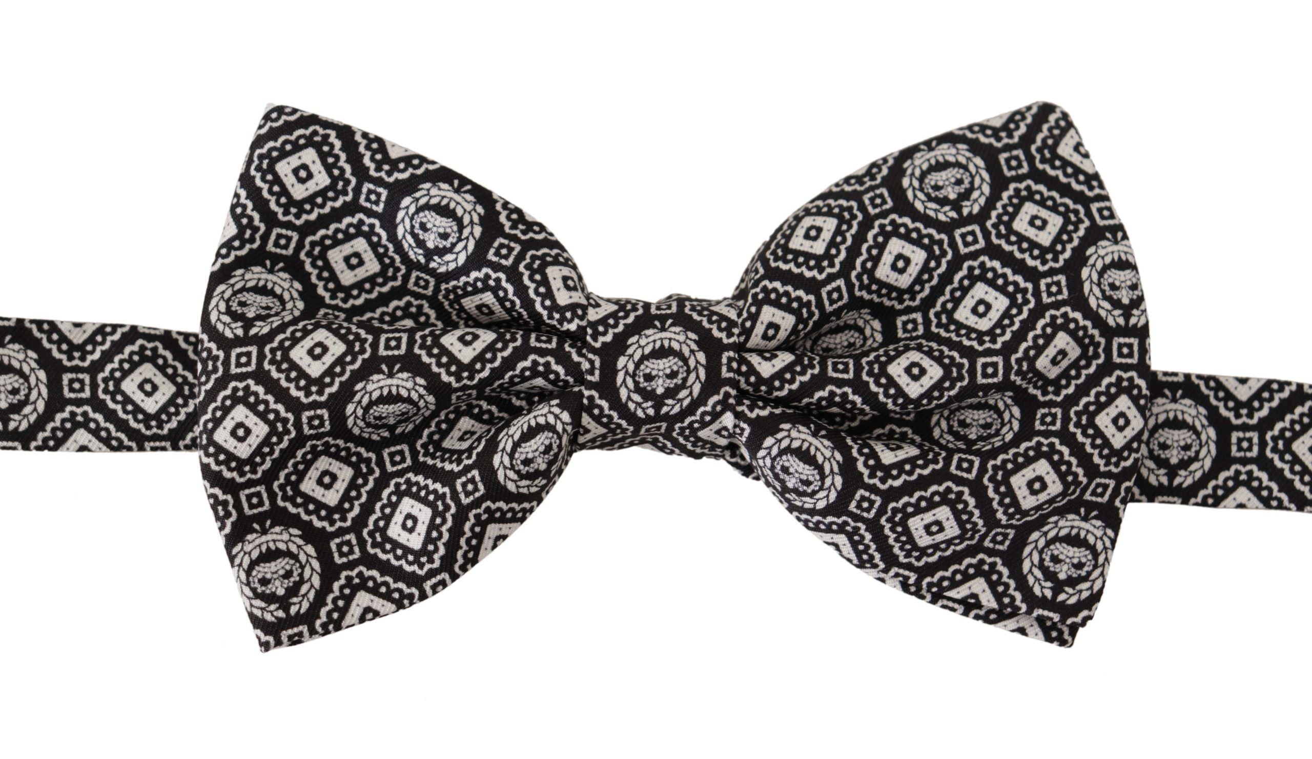 Nœud papillon Dolce & Gabbana noir et blanc