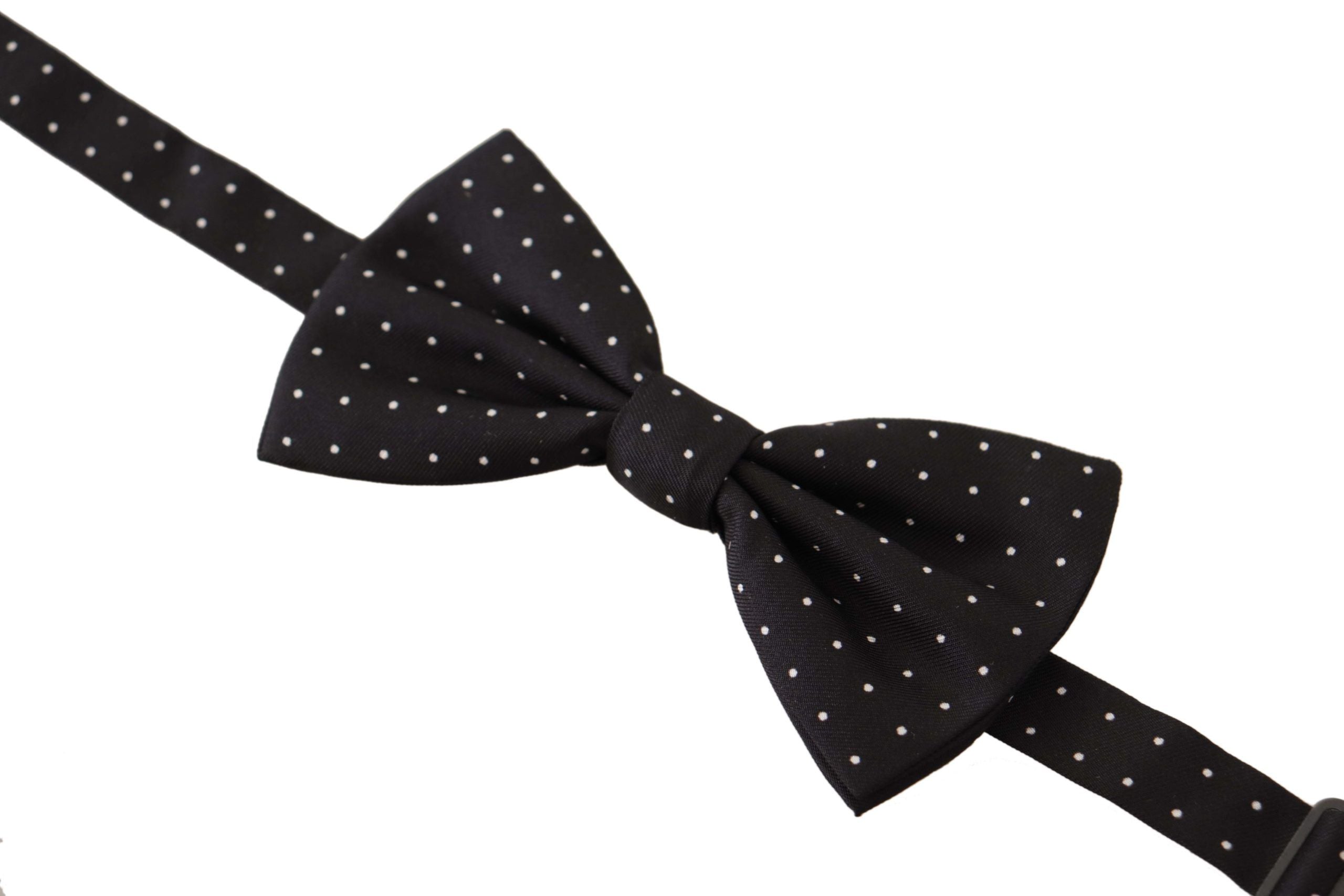 Nœud papillon Dolce & Gabbana à pois noir et blanc