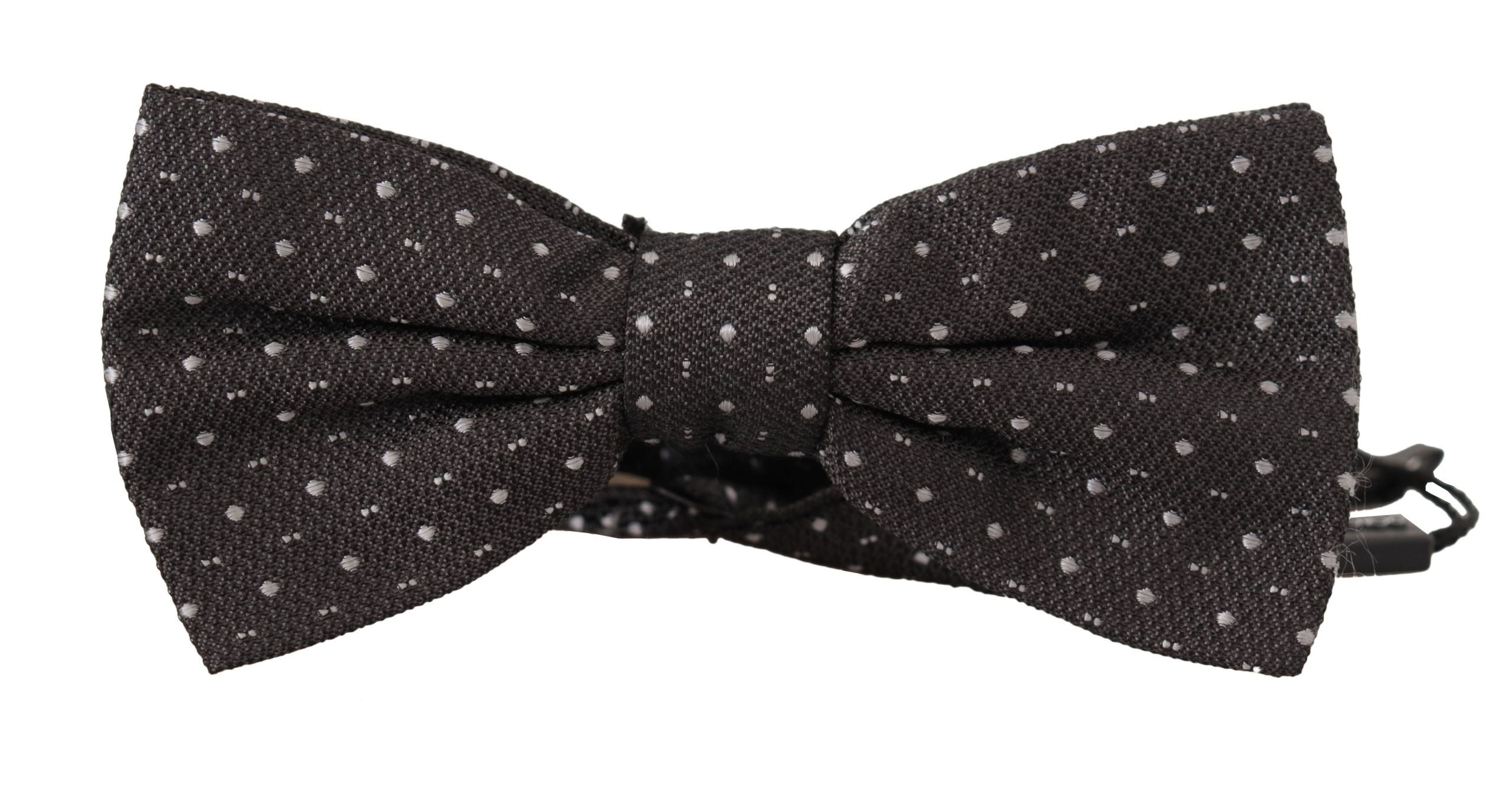 Nœud papillon Dolce & Gabbana gris à pois