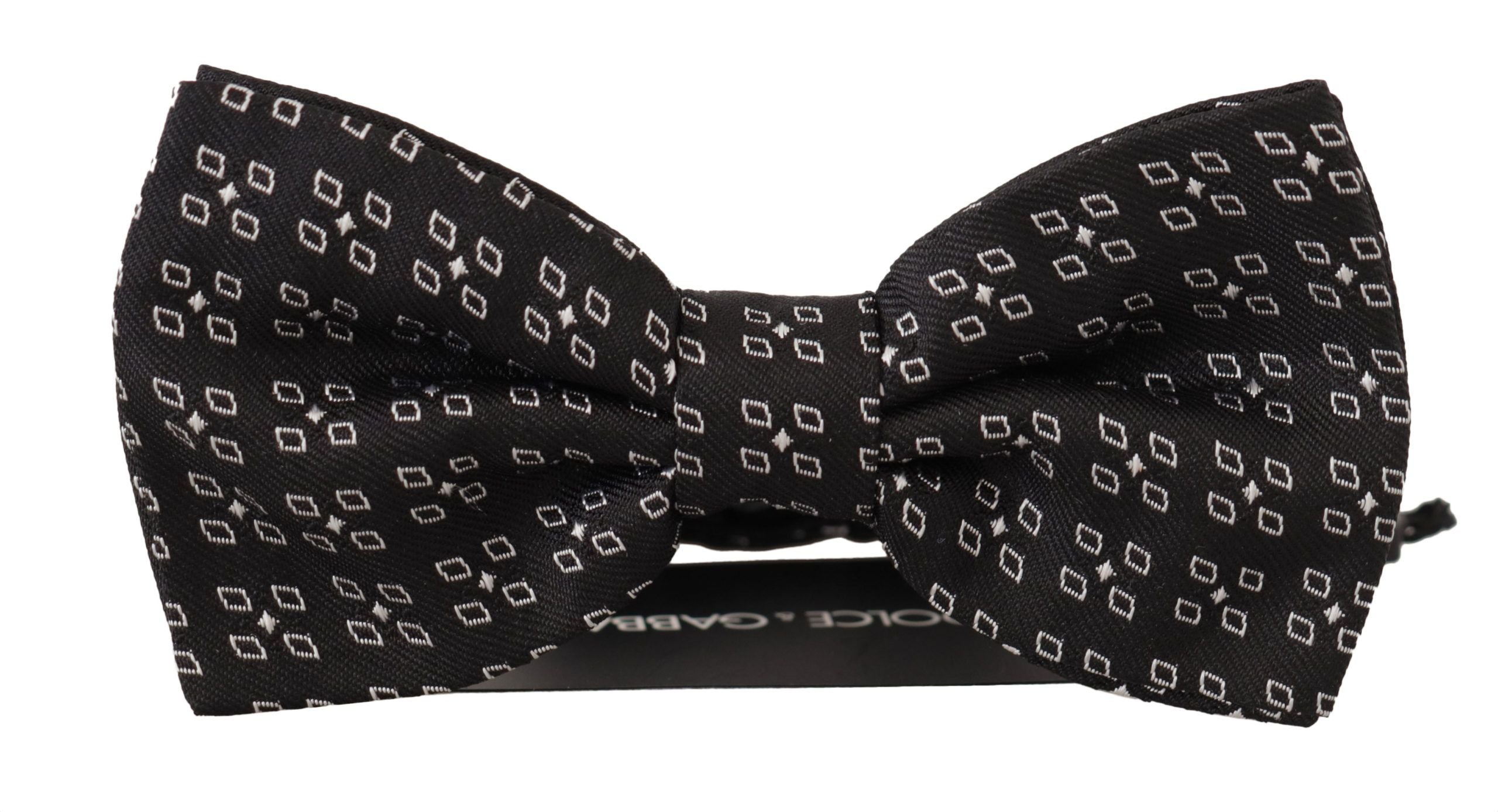 Nœud papillon Dolce & Gabbana à pois noirs et blancs
