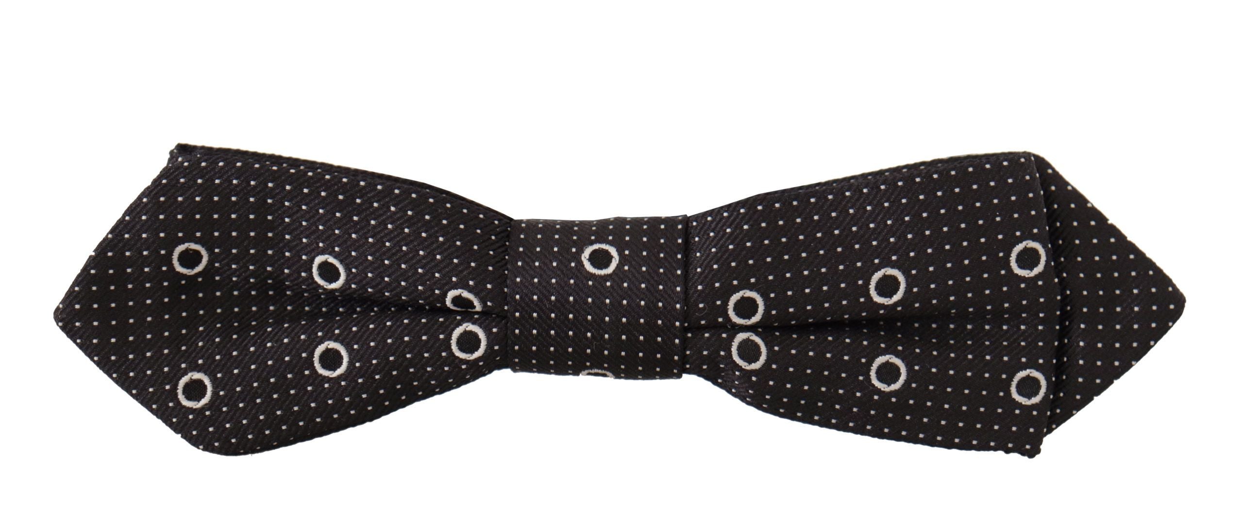 Nœud papillon Dolce & Gabbana à pois noir et blanc