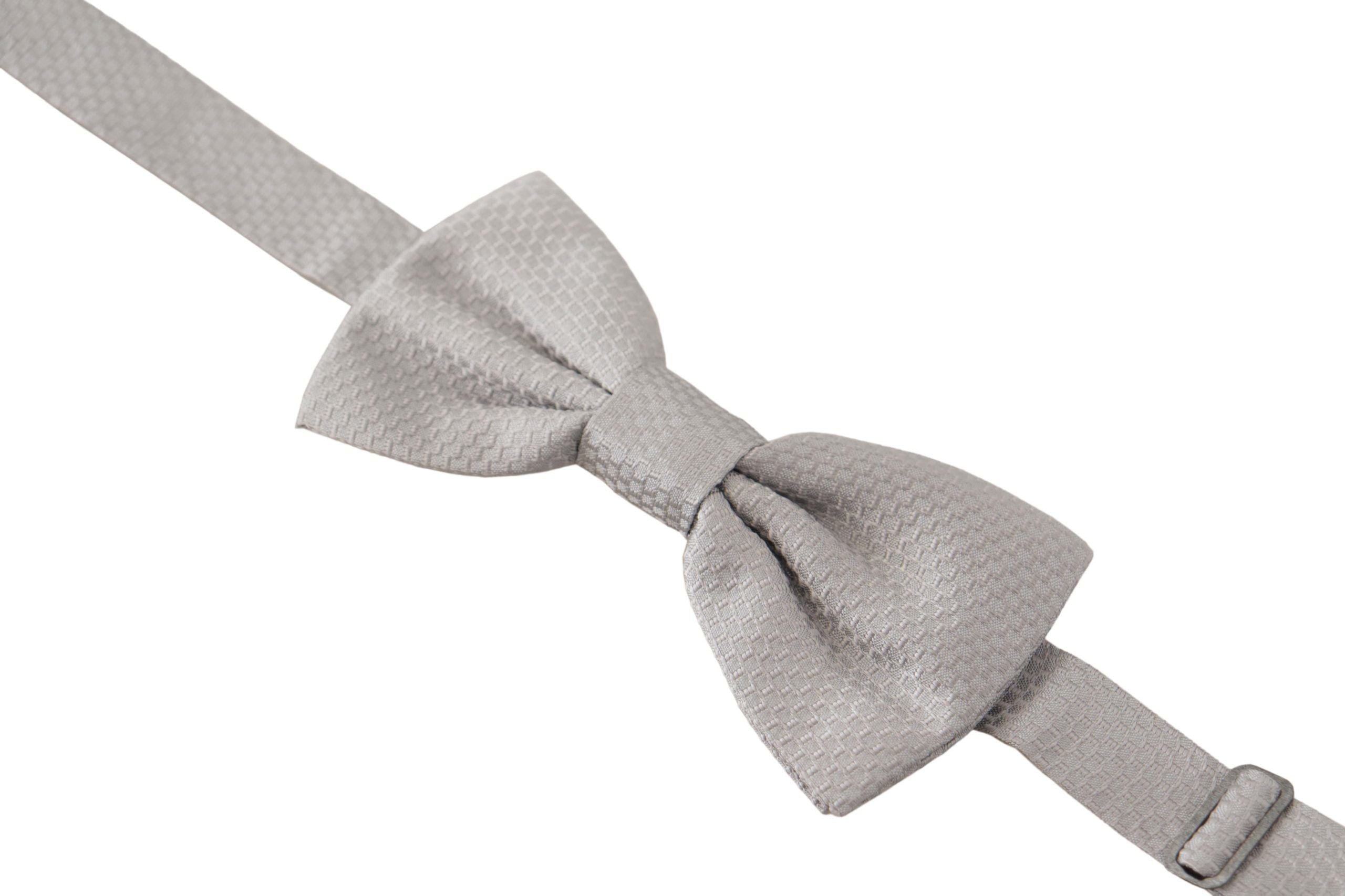 Nœud papillon Dolce & Gabbana gris