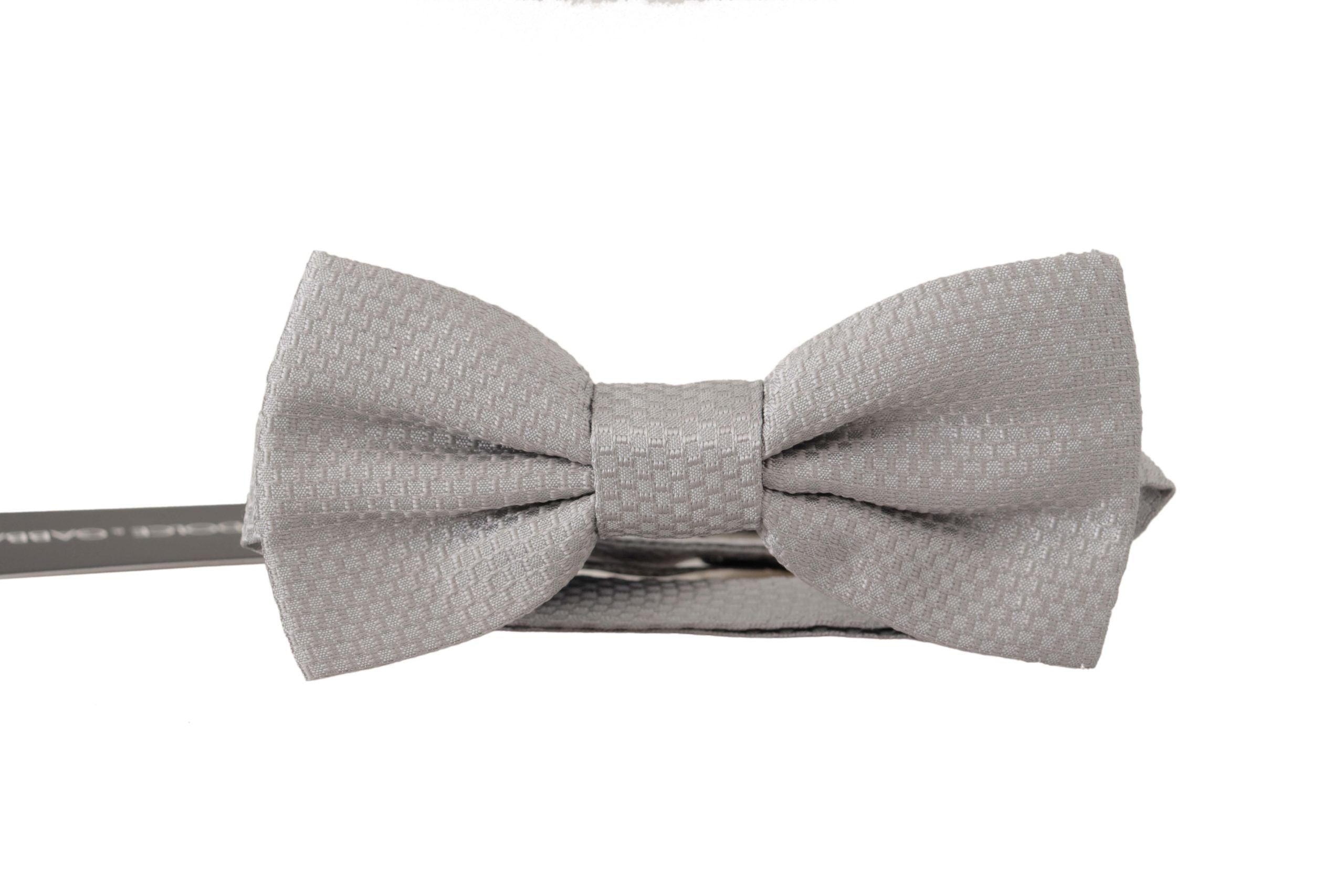 Nœud papillon Dolce & Gabbana gris