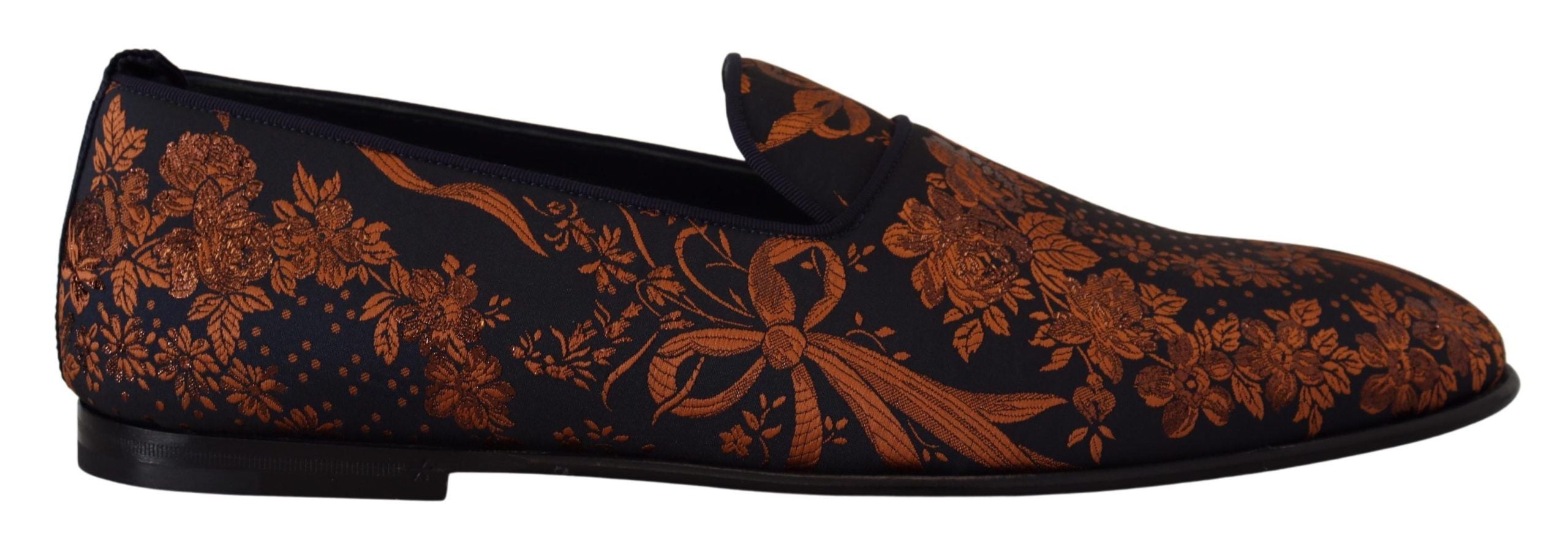 Mules Dolce & Gabbana florales bleu rouille