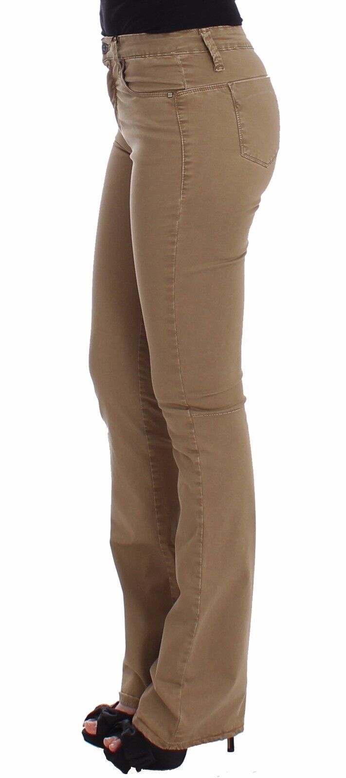 Pantalons C’N’C droits beiges