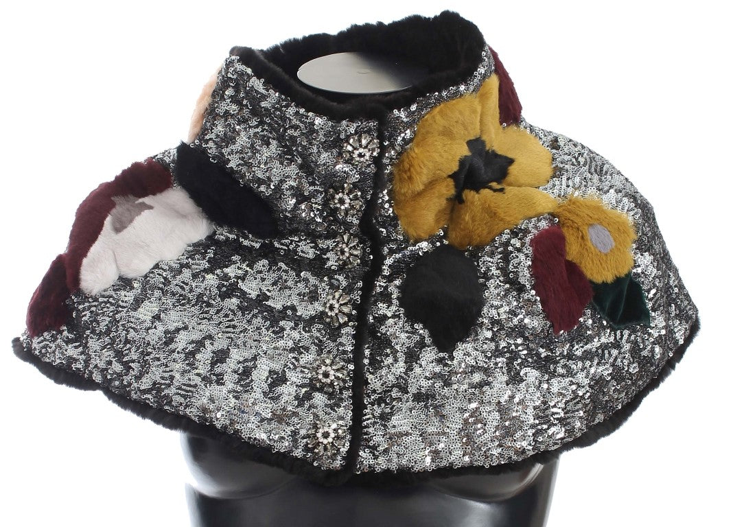 Écharpe Dolce & Gabbana à sequins argentés