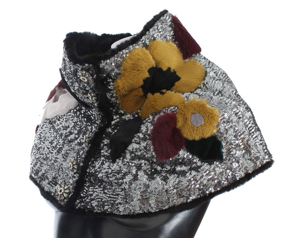 Écharpe Dolce & Gabbana à sequins argentés