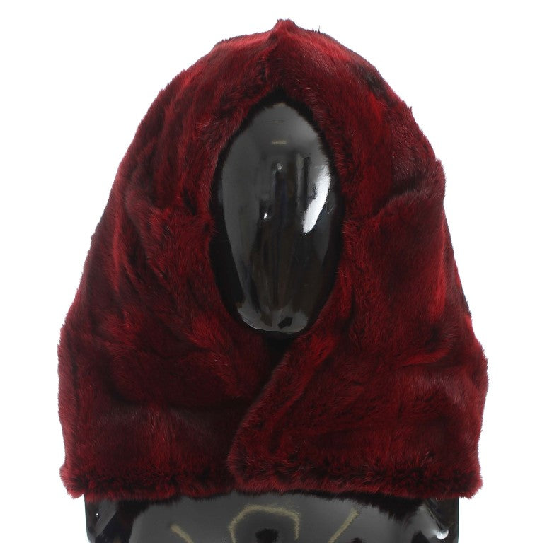 Écharpe à capuche Dolce & Gabbana bordeaux