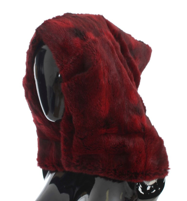 Écharpe à capuche Dolce & Gabbana bordeaux