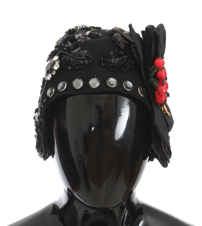Chapeau Dolce & Gabbana cloche noir