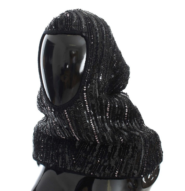 Foulard à capuche Dolce & Gabbana noir