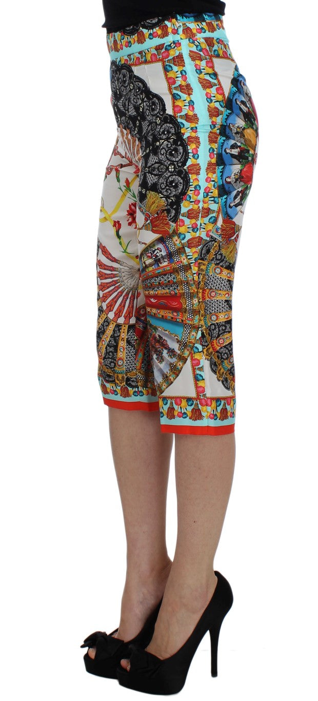 Pantalons Dolce & Gabbana Majolica multicolores
