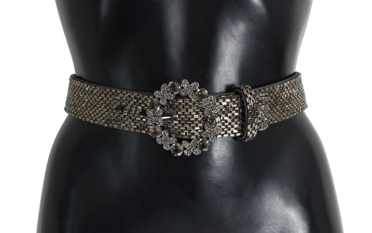 Ceinture Dolce & Gabbana sequins gris