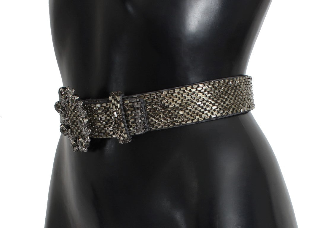 Ceinture Dolce & Gabbana sequins gris